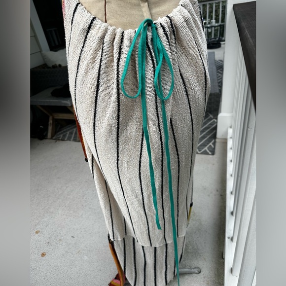 Free People beach cover up or day dress. Halter. Rare. Adjusting tie low back. - Picture 5 of 5